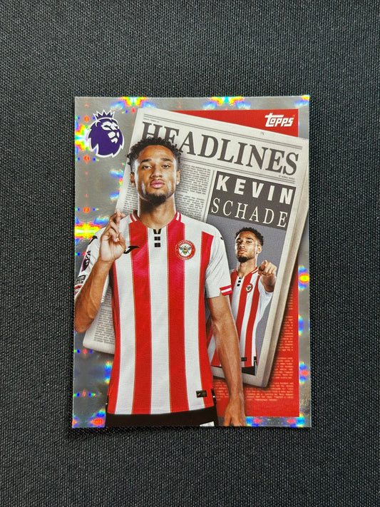 Kevin Schade Brentford Headlines - Topps Premier League 2026