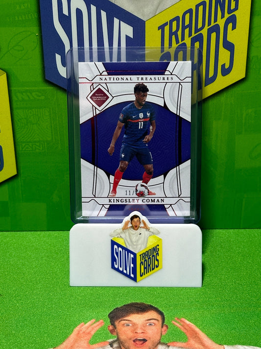 Kingsley Coman 11/11 - France - Panini National Treasures 2022 Main