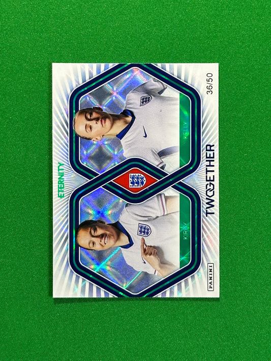 Kirby & Kelly Numbered Parallel 36/50 - Panini Lionesses Eternity 2025