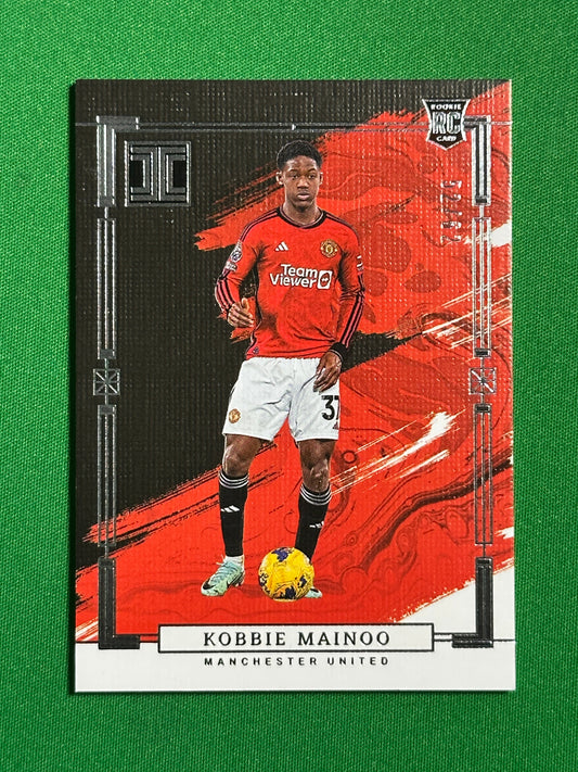 Kobbie Mainoo 52/62 Rookie - Manchester United - Panini Impeccable 2023/24 Front