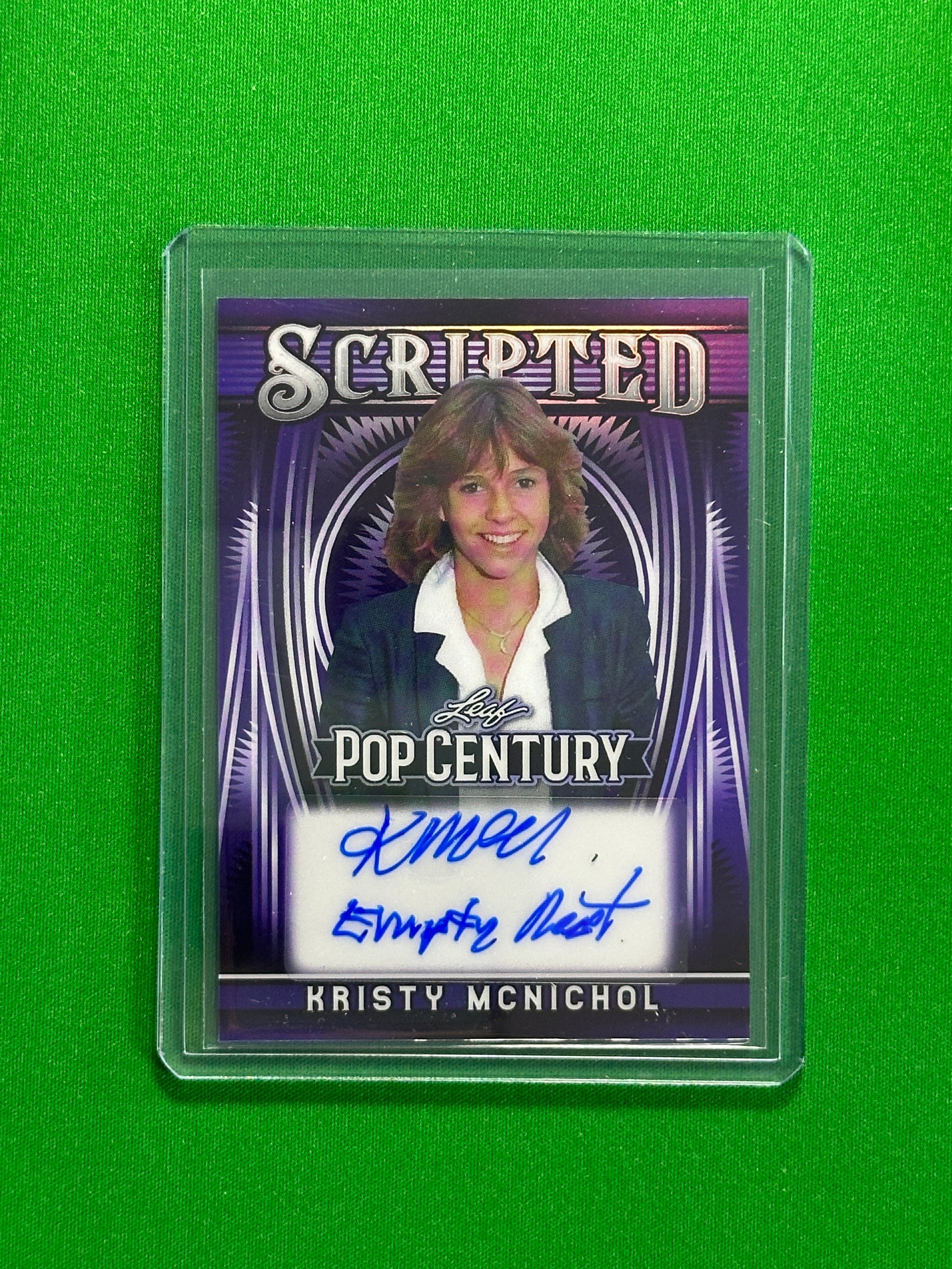 Kristy Mcnichol Autograph 1/6 - Leaf Pop Century 2025