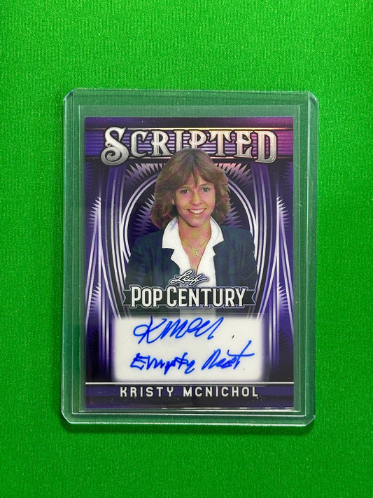 Kristy Mcnichol Autograph 1/6 - Leaf Pop Century 2025