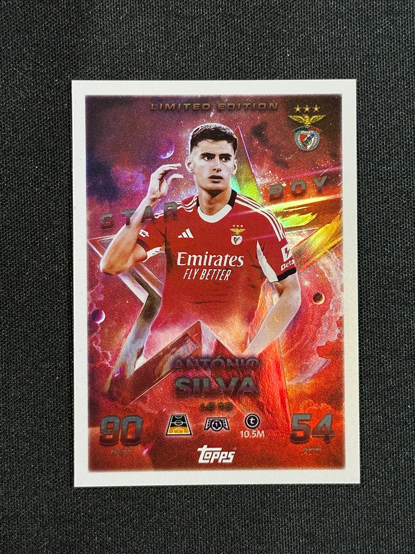 LE 16 António Silva SL Benfica Limited Edition - Topps Match Attax 2025/26