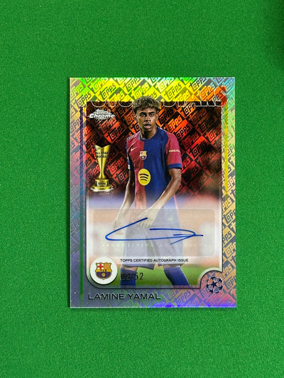Lamine Yamal Autograph 09/52 - Topps Chrome 2024/25