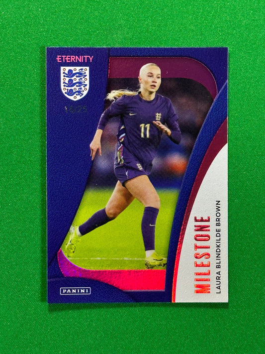 Laura Blindkilde Brown Milestone 16/25 - Panini Lionesses Eternity 2025