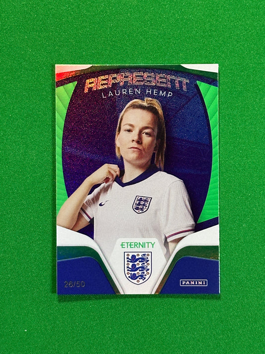 Lauren Hemp Represent 26/50 - Panini Lionesses Eternity 2025