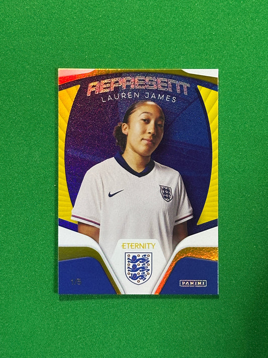 Lauren James Represent 1/5 - Panini Lionesses Eternity 2025