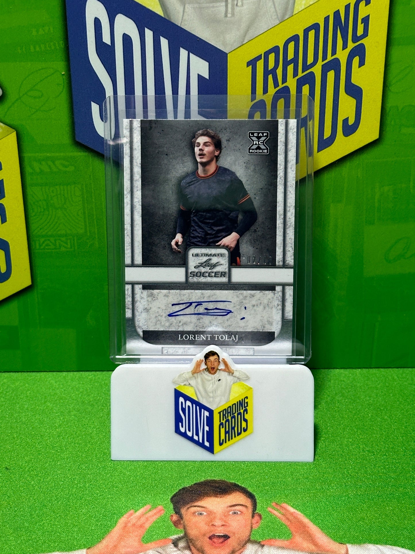 Lorent Tolaj Autograph - 2/18 - Leaf Ultimate Soccer 2022 Main