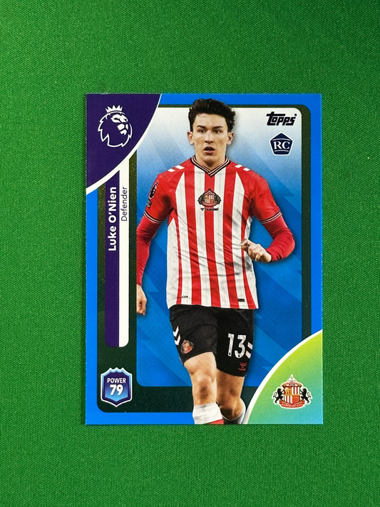 Luke O'Nien Blue Parallel Base - Topps Premier League 2026