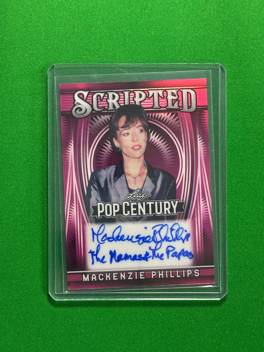Mackenzie Phillips Autograph 9/10 - Leaf Pop Century 2025