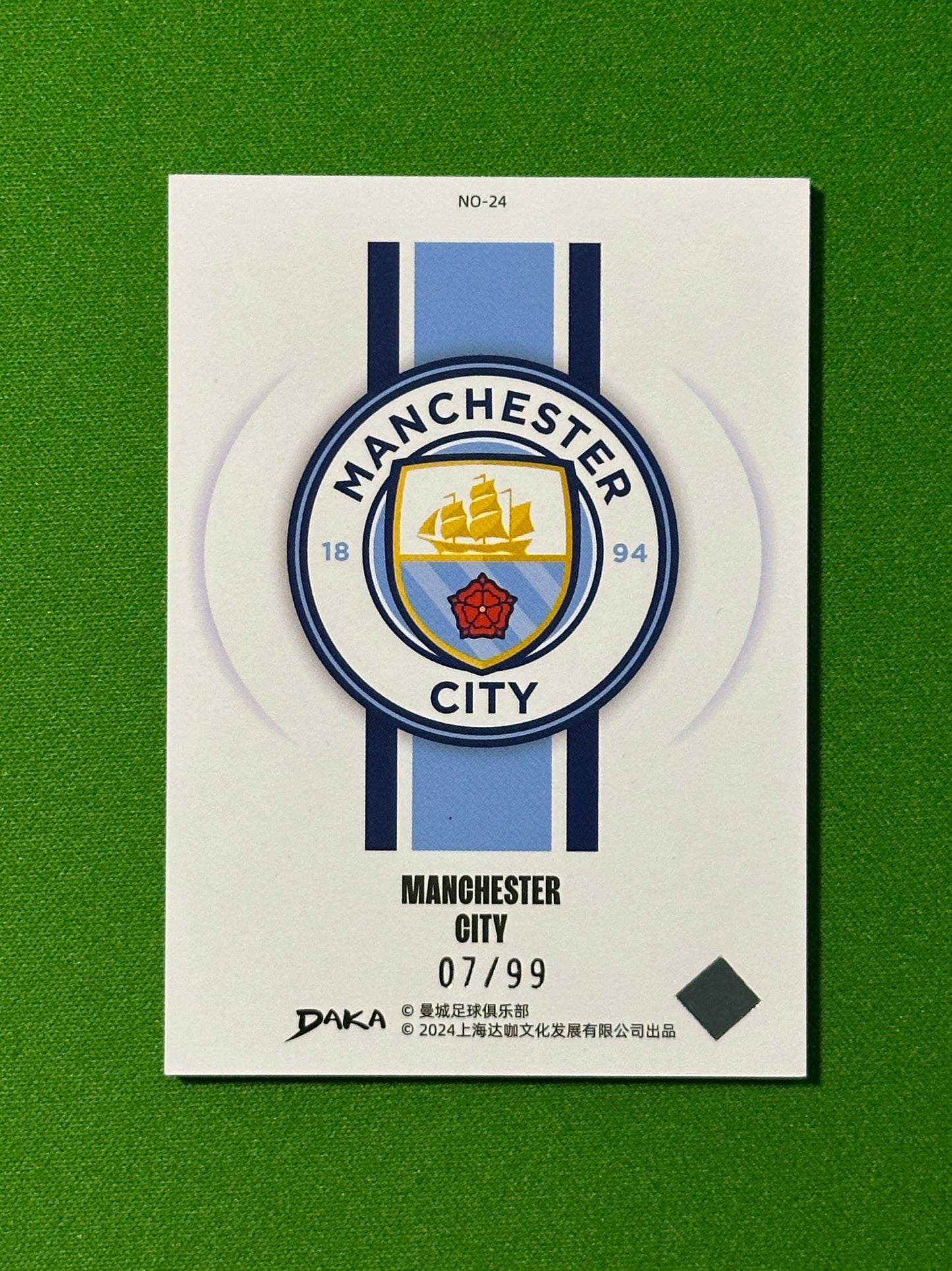 Man City Badge 07/99 - DAKA Manchester City Ineffable 2023-24