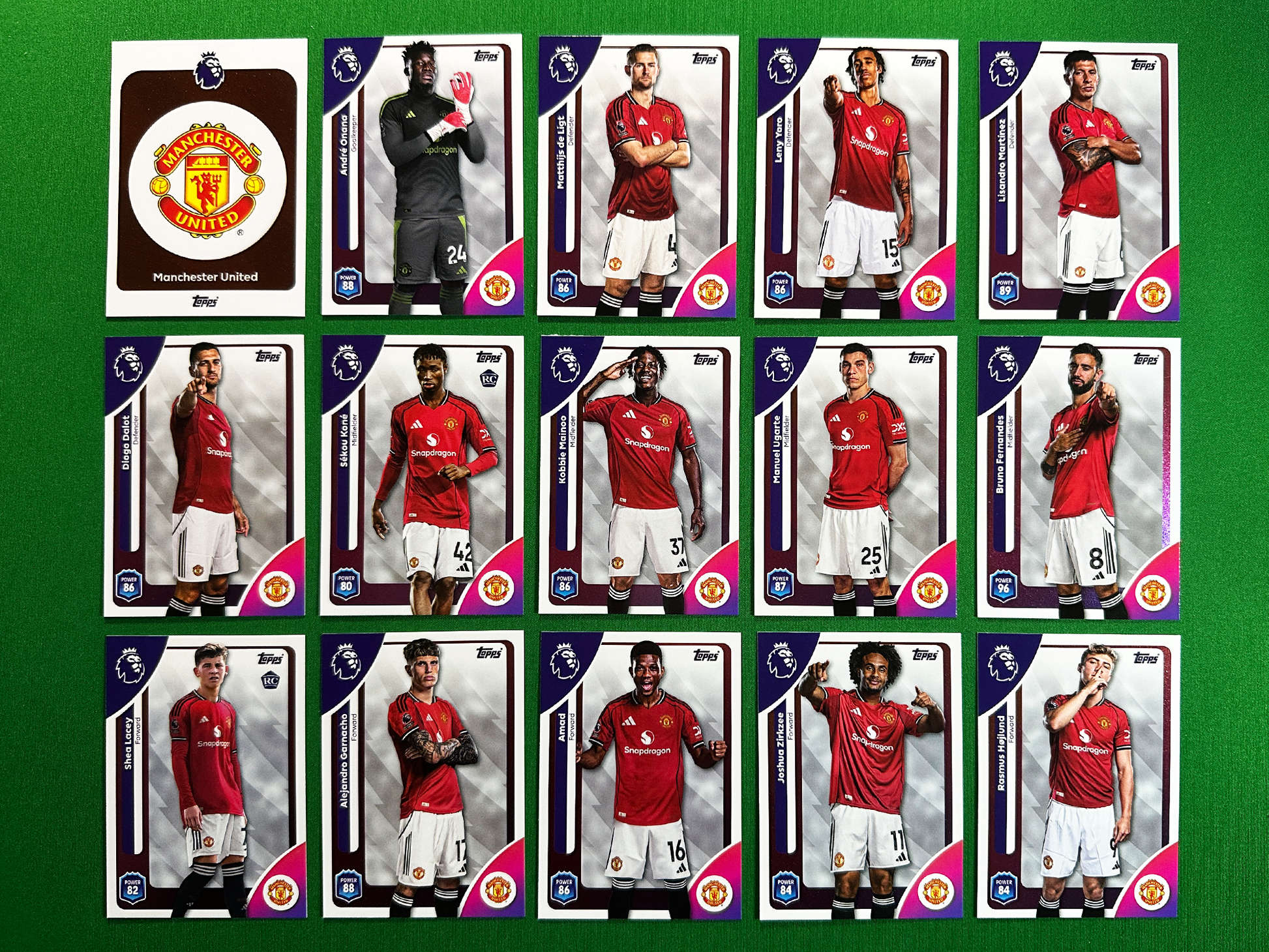 Manchester United Full Base Set - Topps Premier League 2026