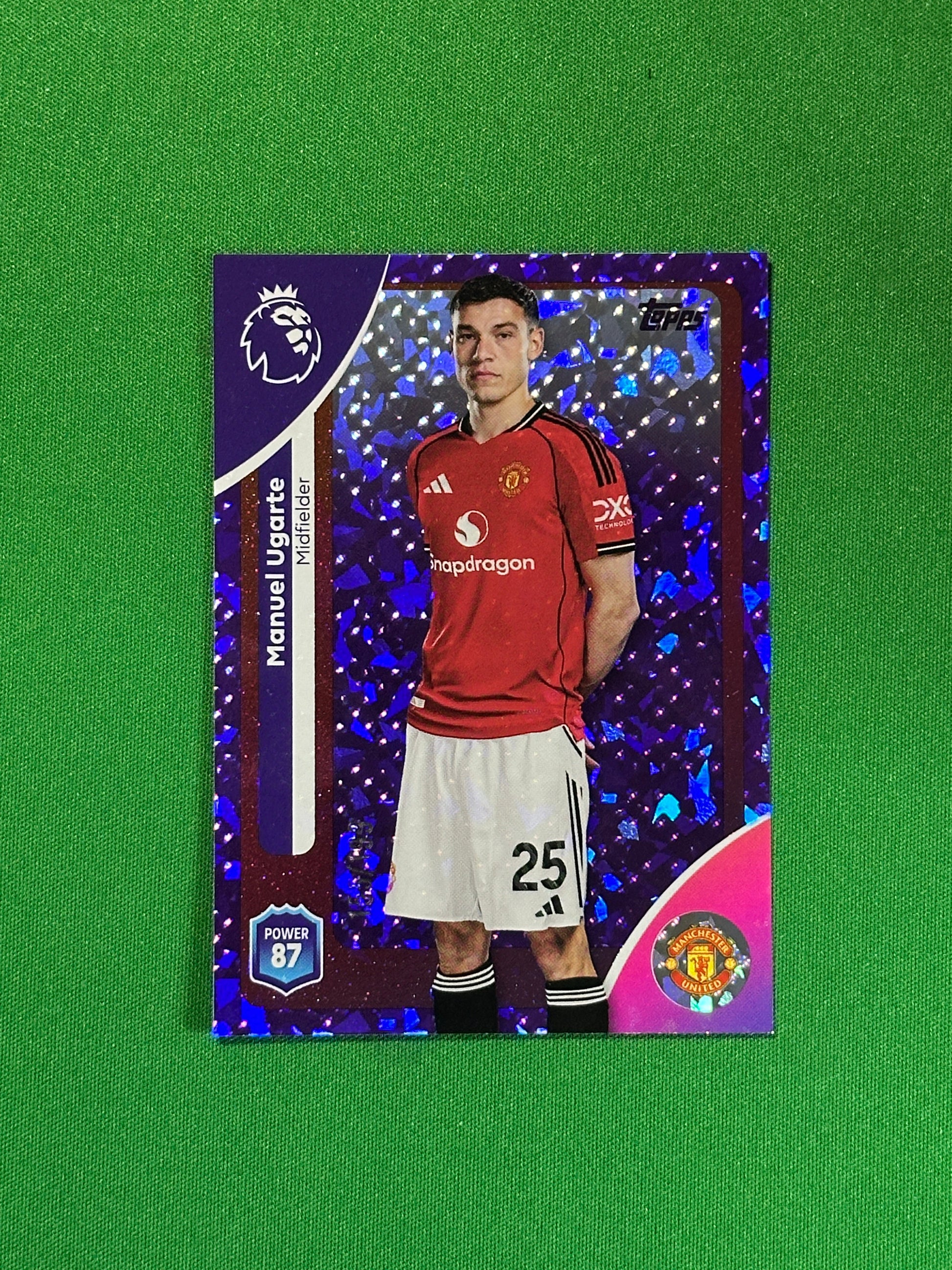 Manual Ugarte Numbered Parallel 155/199 - Topps Premier League 2026