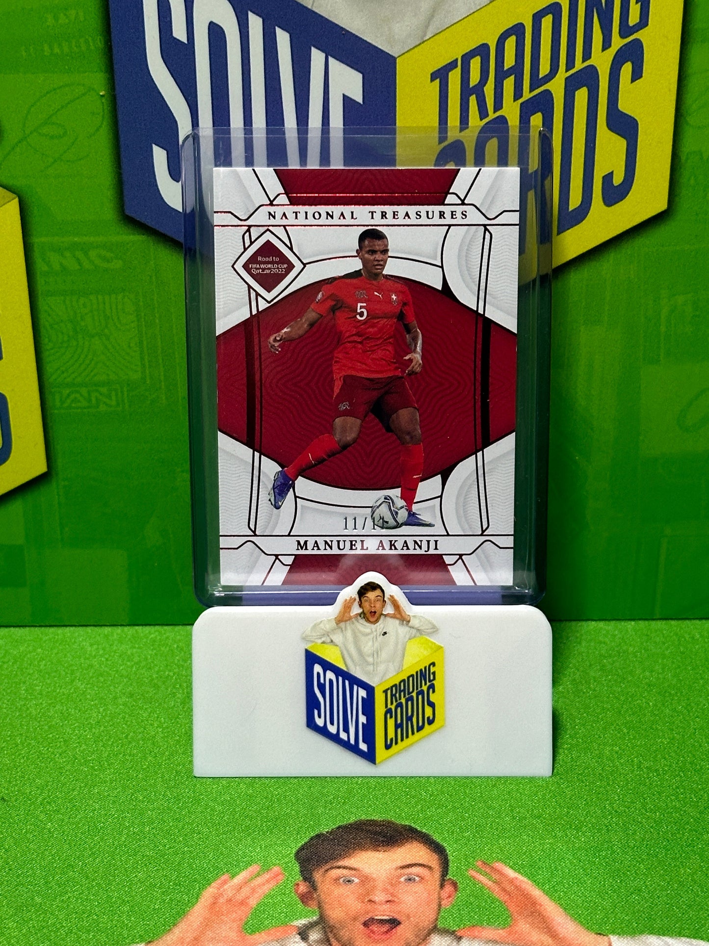 Manuel Akanji 11/11 - Switzerland - Panini National Treasures 2022 Main