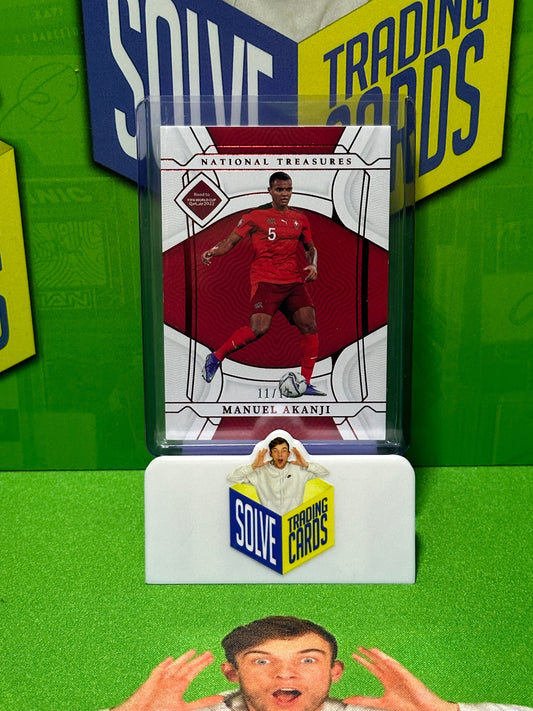 Manuel Akanji 11/11 - Switzerland - Panini National Treasures 2022 Main