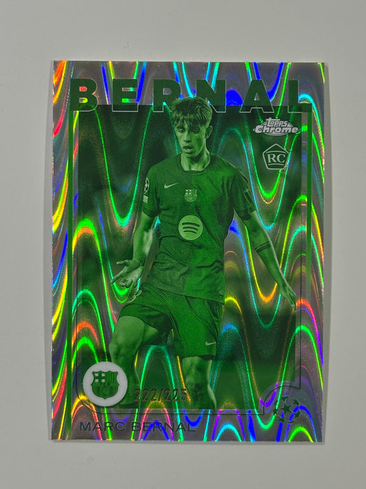 Marc Bernal Numbered Parallel 222/225 - Topps Chrome 2024/25