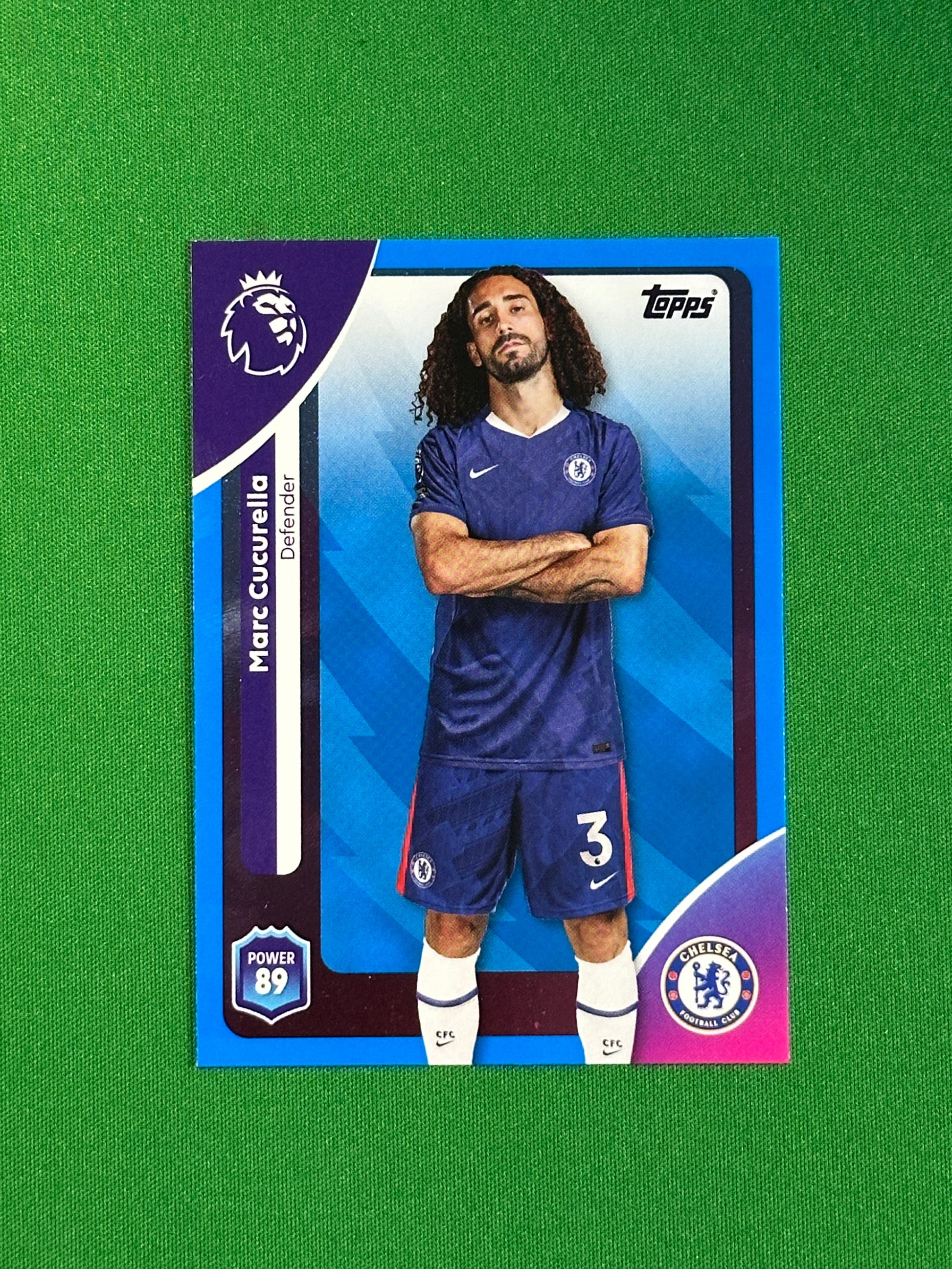 Marc Cucurella Blue Parallel Base - Topps Premier League 2026