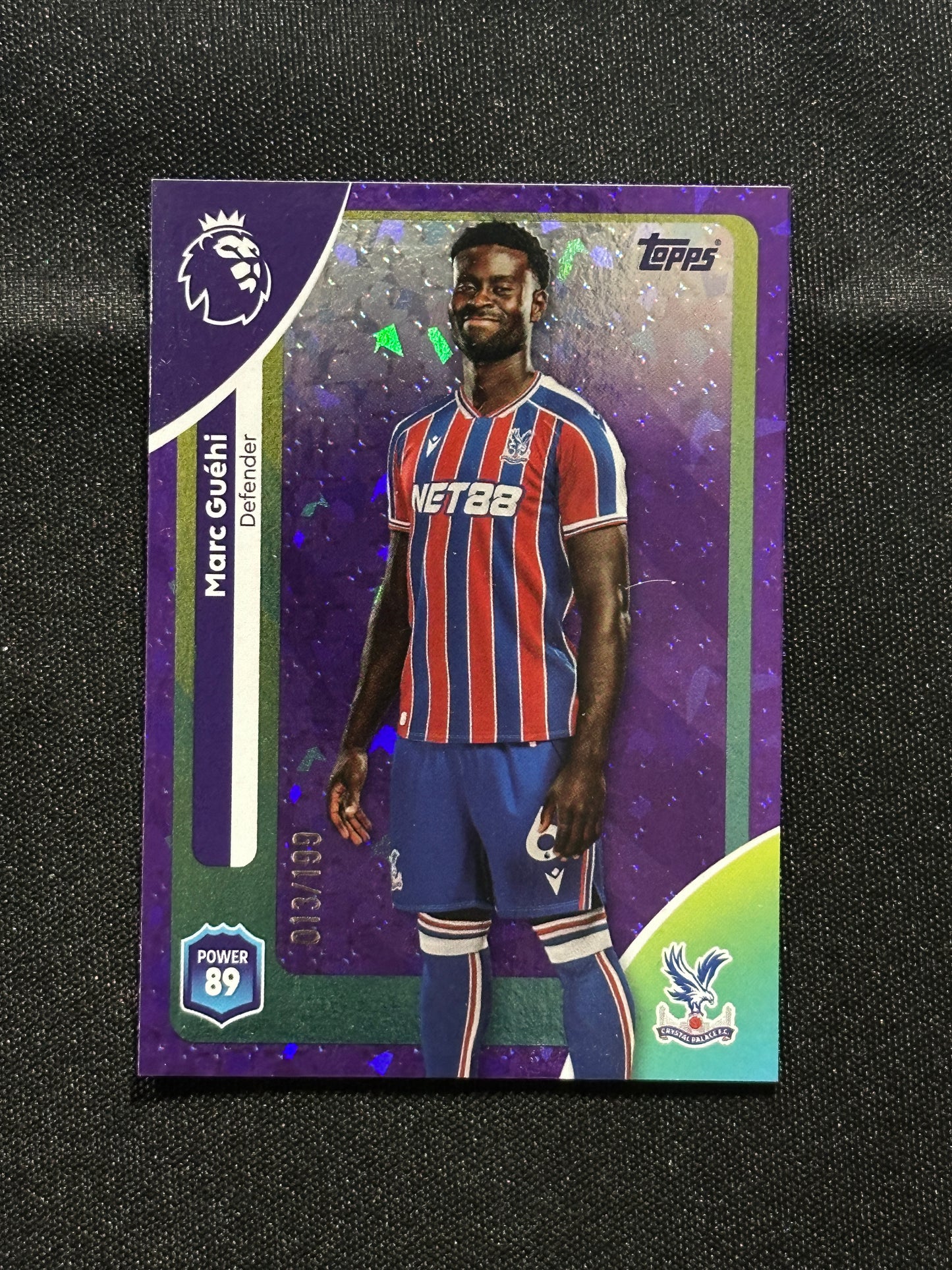Marc Guehi Numbered Parallel 013/199 - Topps Premier League 2026
