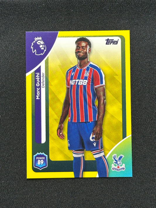 Marc Guehi Yellow Parallel Base - Topps Premier League 2026