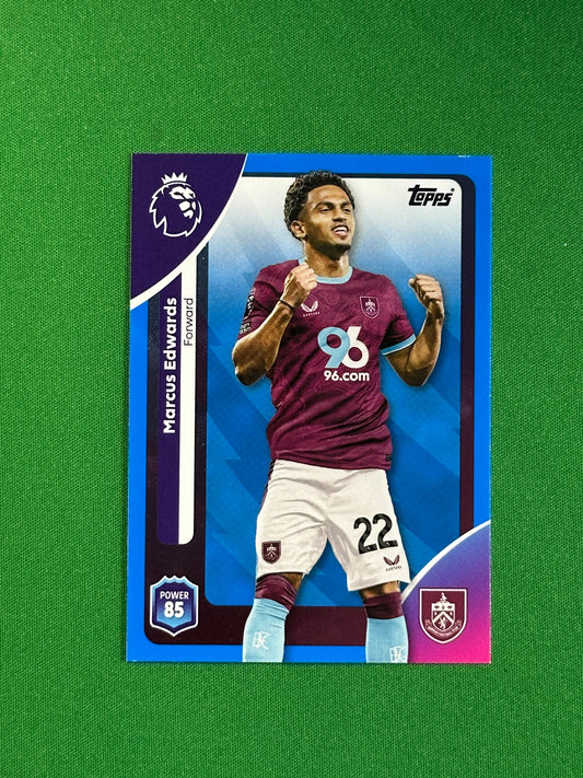 Marcus Edwards Blue Parallel Base - Topps Premier League 2026