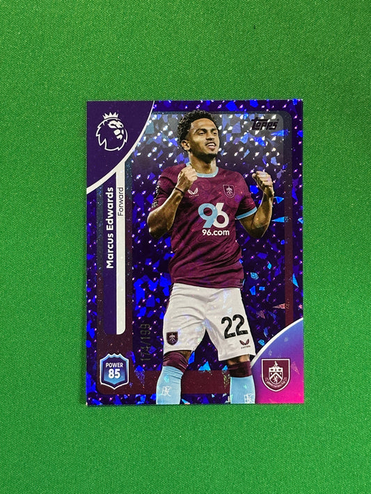 Marcus Edwards Numbered Parallel 174/199 - Topps Premier League 2026