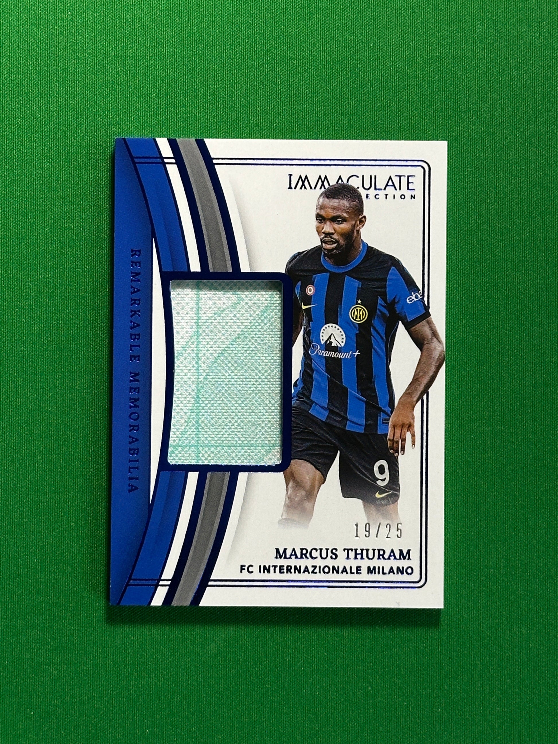 Marcus Thuram Memorabilia Patch 19/25 - Panini Immaculate 2023/24