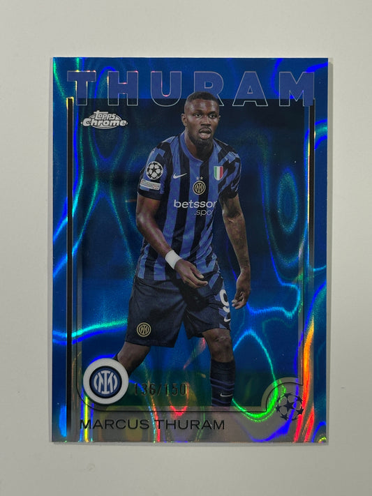 Marcus Thuram Numbered Parallel 136/150 - Topps Chrome 2024/25