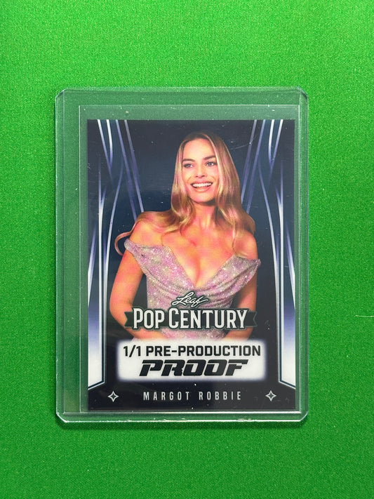 Margot Robbie Pre-Production Proof 1/1 - Leaf Pop Century 2025