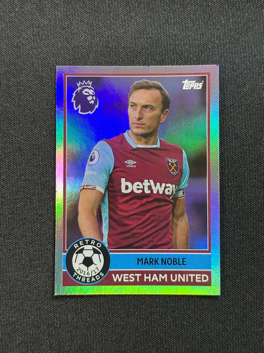 Mark Noble West Ham Retro Threads - Topps Premier League 2026