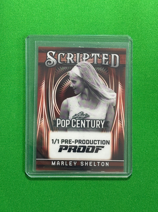 Marley Shelton Pre-Production Proof 1/1 - Leaf Pop Century 2025
