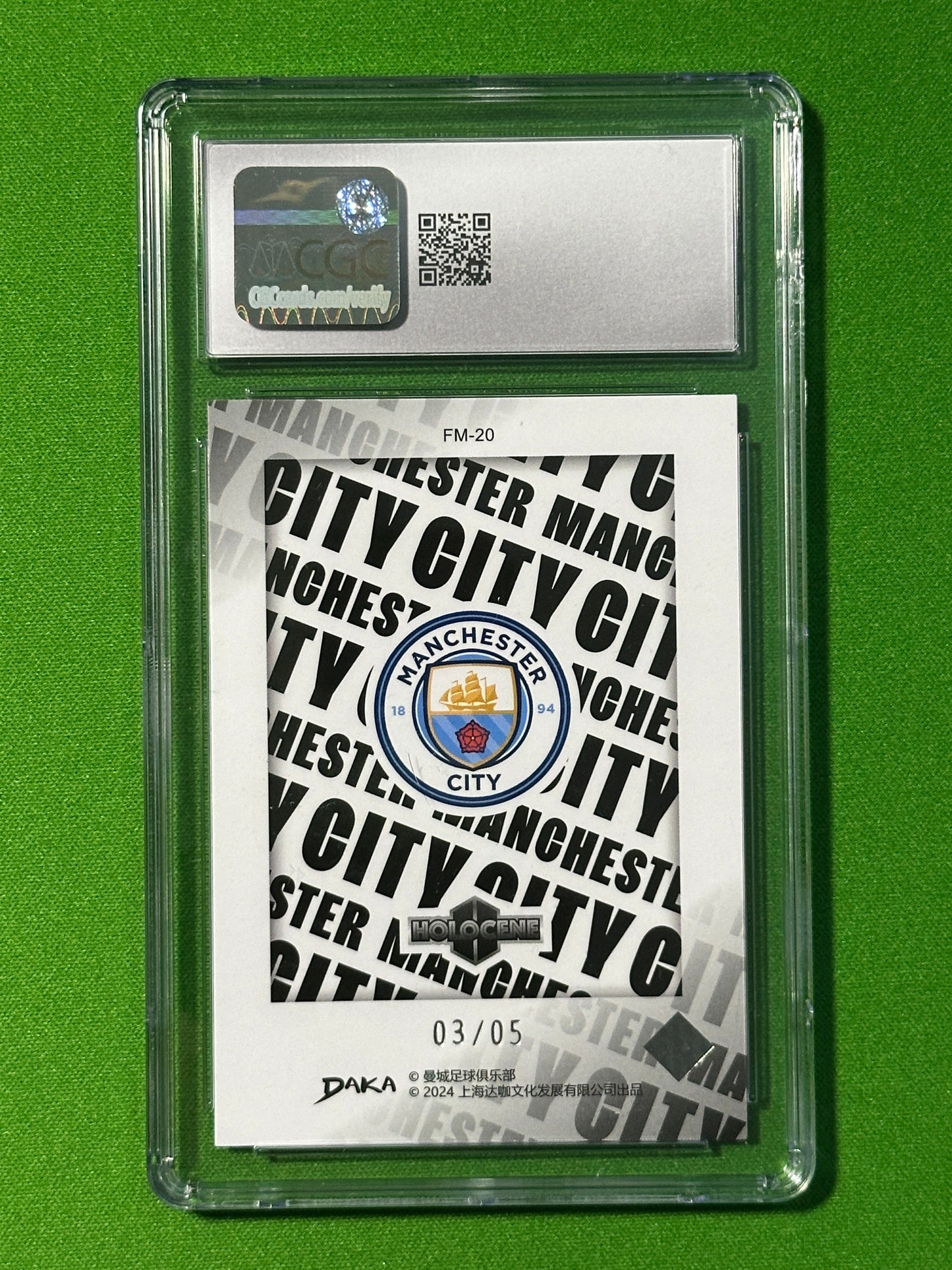 Mateo Kovacic Back on the Field 03/05 - DAKA Manchester City Holocene 2023-24 - CGC 9