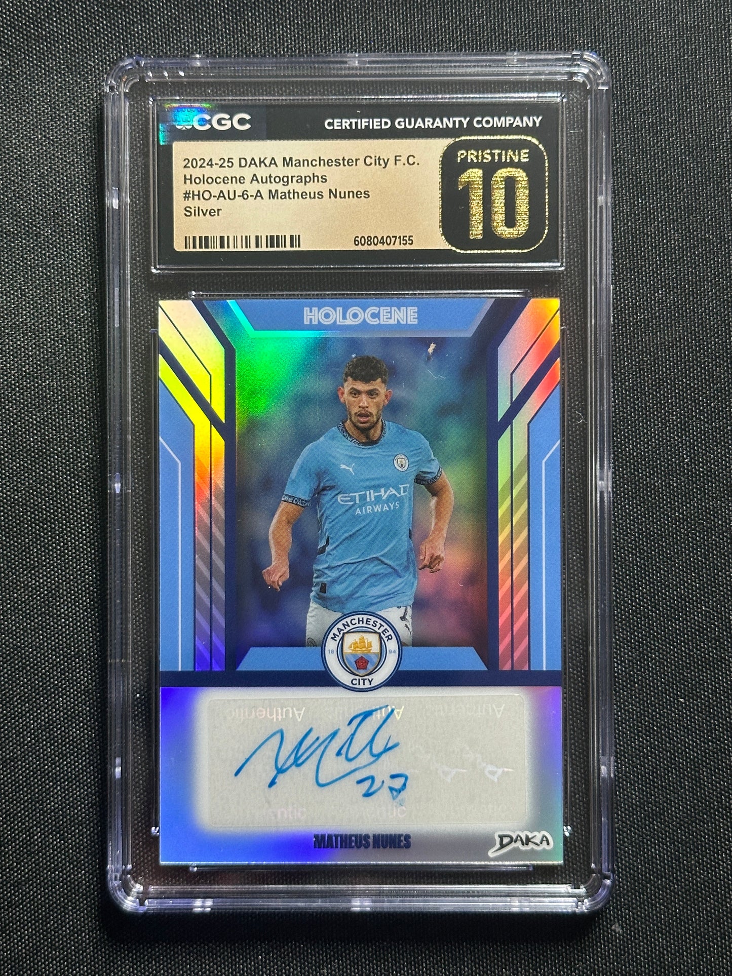 Matheus Nunes Autograph 35/35 - Daka Manchester City One & Two 2024/25