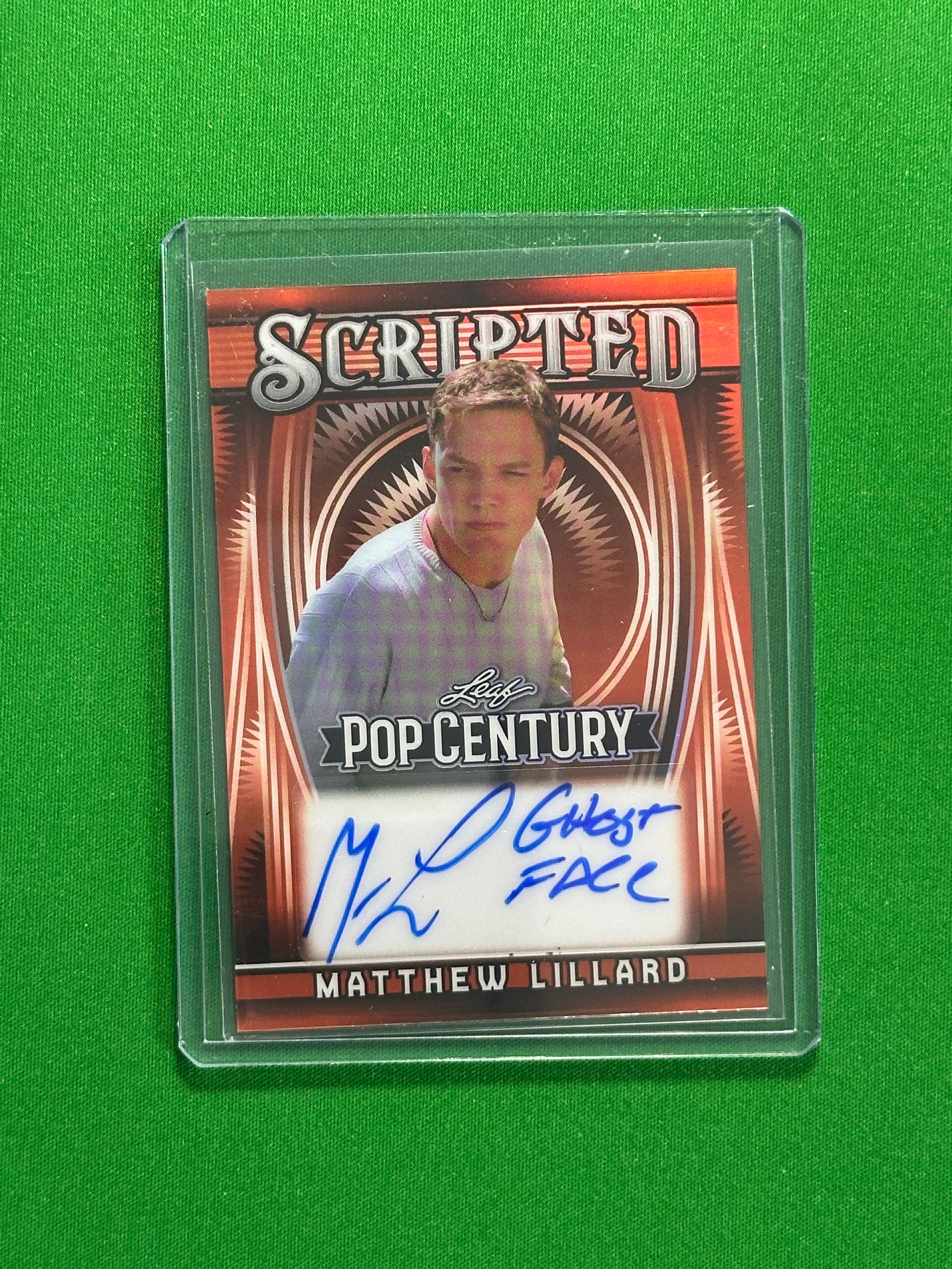 Matthew Lillard Autograph 2/4 - Leaf Pop Century 2025