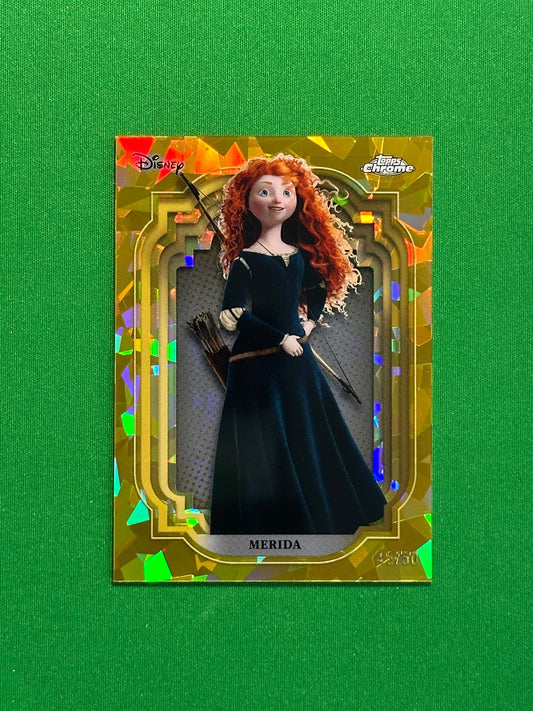 Merida Numbered Parallel 45/50 - Topps Disney Chrome Sapphire 2024