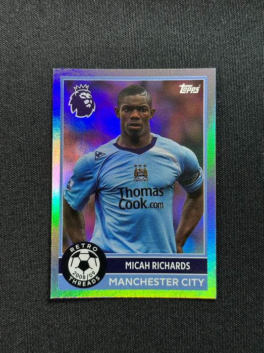 Micah Richards Manchester City Retro Threads - Topps Premier League 2026