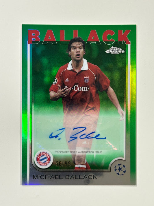 Michael Ballack Autograph 56/99 - Topps Chrome 2024/25