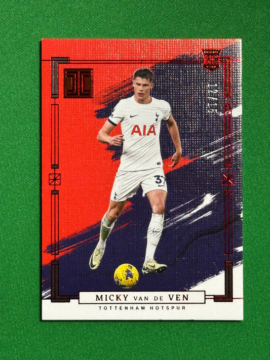 Micky Van De Ven 12/15 - Tottenham Hotspur - Panini Impeccable 2023-24 Front