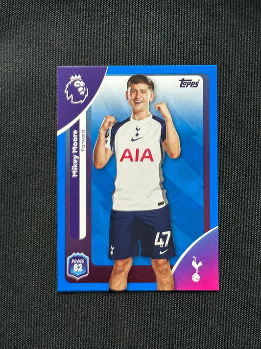 Mikey Moore Blue Parallel Base - Topps Premier League 2026