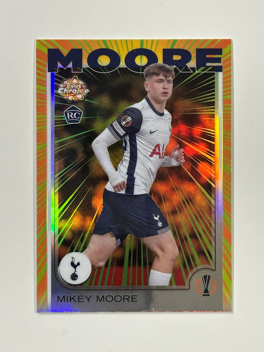 Mikey Moore Radiating Rookies - Topps Chrome 2024/25