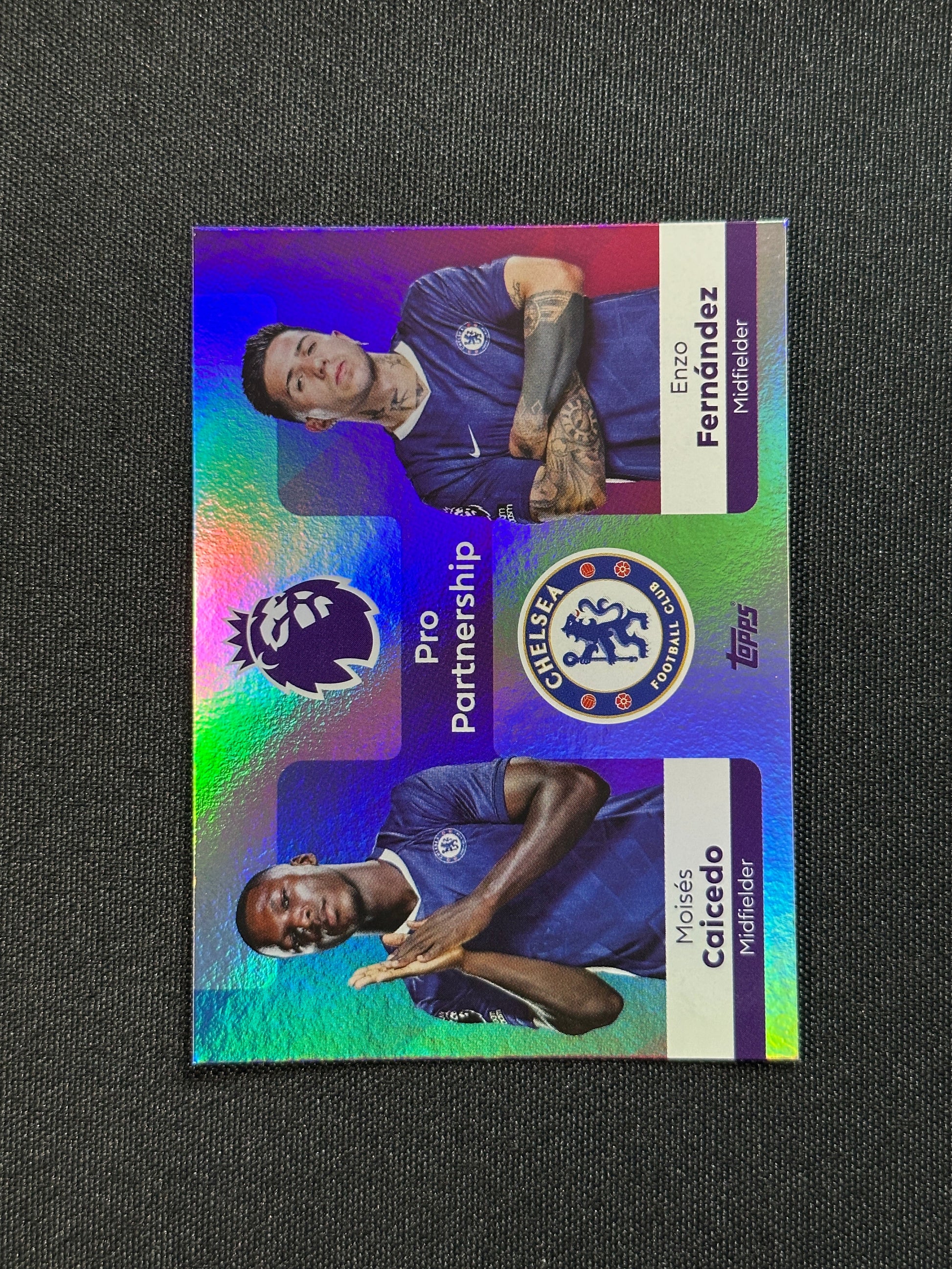 Moisés Caicedo/Enzo Fernández Chelsea Pro Partnership - Topps Premier League 2026