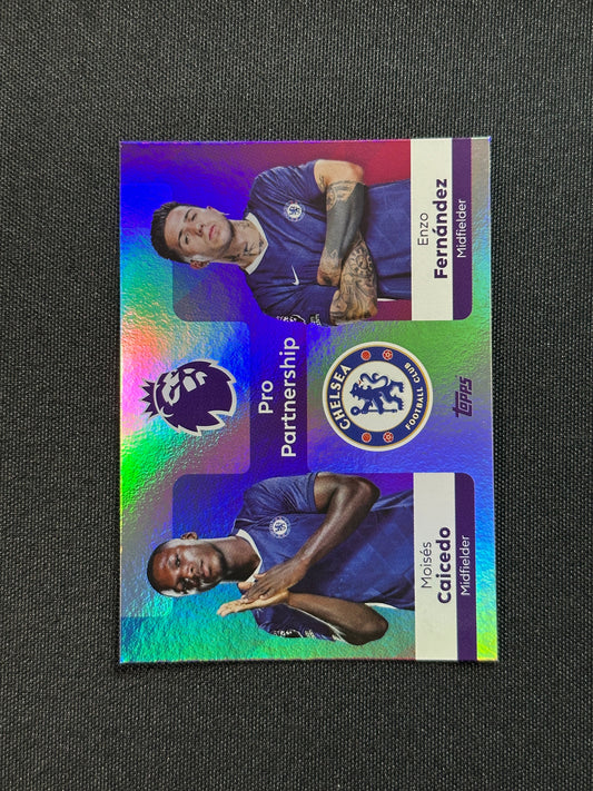 Moisés Caicedo/Enzo Fernández Chelsea Pro Partnership - Topps Premier League 2026
