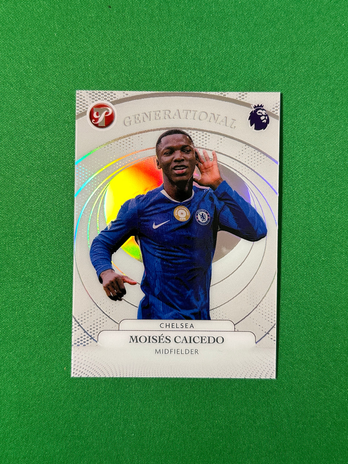 Moisés Caicedo Generational Chelsea Topps PL Pristine 2025/26 football card