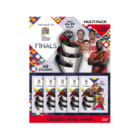 多件装 - Topps 2022 年欧洲国家联赛之路贴纸系列