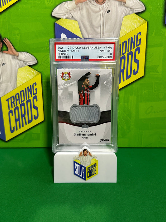Nadiem Amiri Patch 17/29 - DAKA Bayer Leverkusen 2021-22 - PSA 8