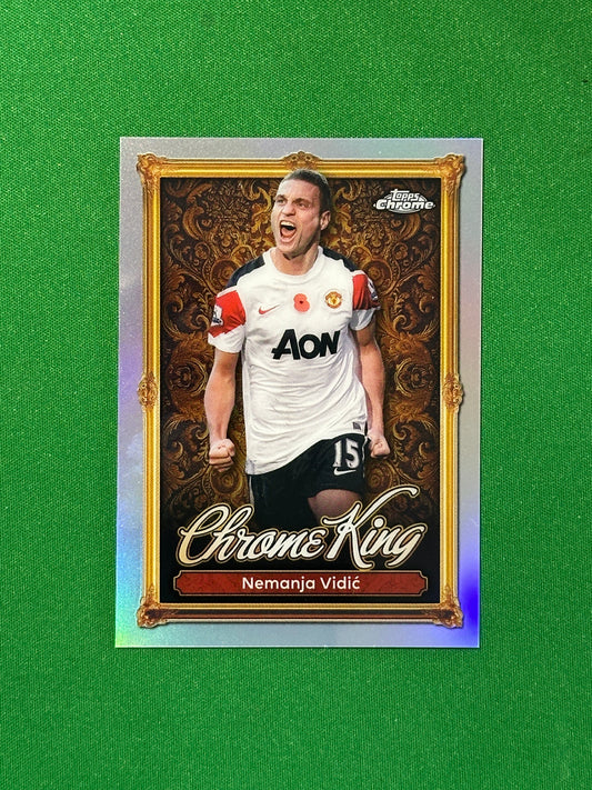 Nemanja Vidic Chrome King - Topps Premier League 2026
