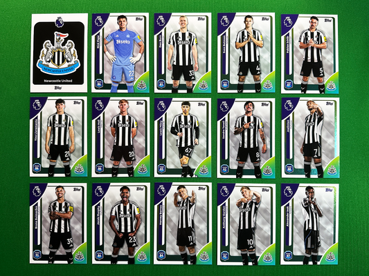 Newcastle Full Base Set - Topps Premier League 2026