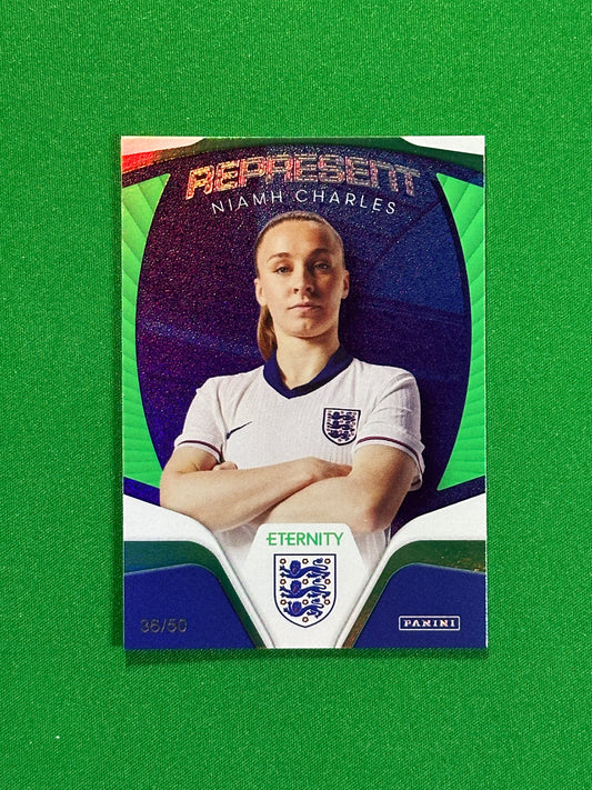 Niamh Charles Represent 36/50 - Panini Lionesses Eternity 2025