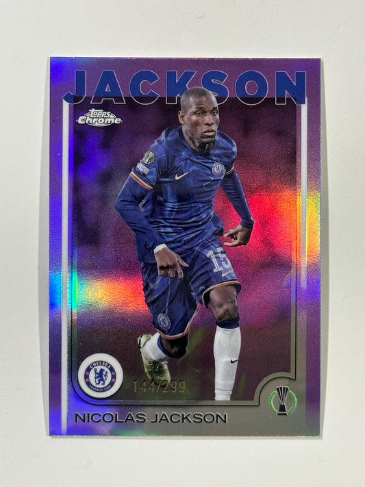 Nicholas Jackson Numbered Parallel 144/299 - Topps Chrome 2024/25