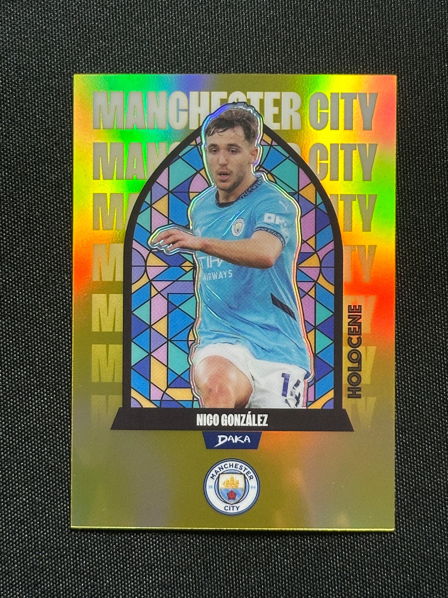 Nico Gonzalez Numbered Parallel 10/15 - Daka Manchester City One & Two 2024/25