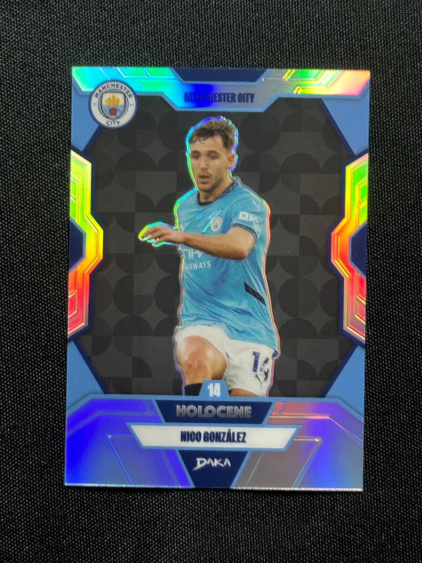 Nico Gonzalez Numbered Parallel 165/199 - Daka Manchester City One & Two 2024/25